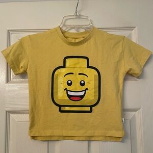 GAP Yellow Short Sleeve Tee with LEGO Design